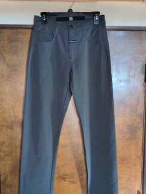 Marithe Francois Girbaud Slim Straight Women's Pants in Dark Gray Size 6